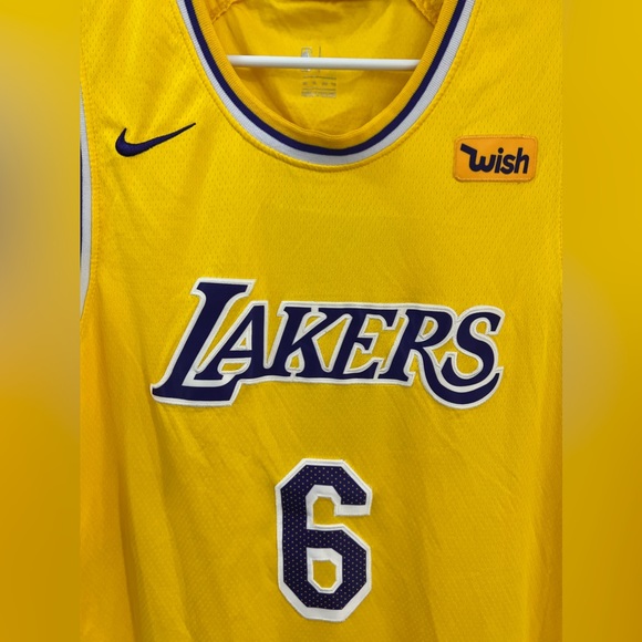 Lakers Lebron James Basketball Jersey #6 - Picture 4 of 5